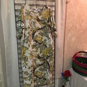 Kimono style maxi dress